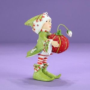 Patience Brewster Dash Away mini Prancer elf ornam
